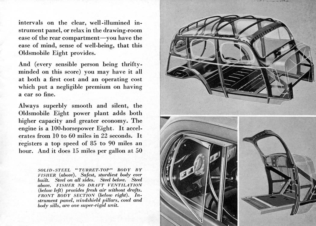 1935 Oldsmobile Motor Cars Brochure Page 33